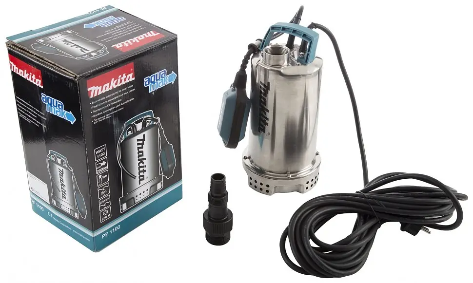 Насос занурювальний для чистої води Makita PF1100 - фото 2