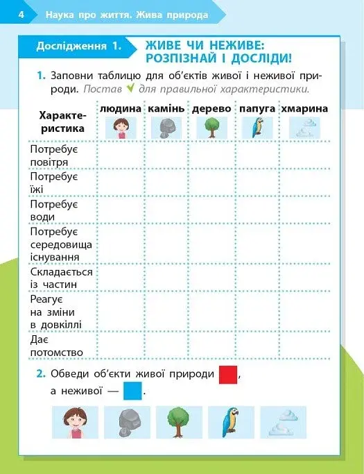 STEM-Старт. Зошит для учня. Наука про життя. 1 клас - фото 3