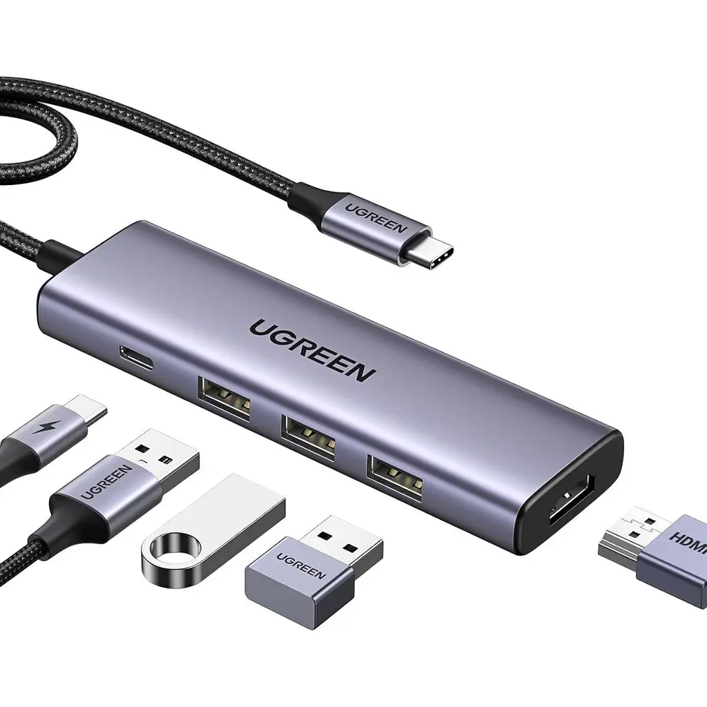 USB-хаб Ugreen CM511 5in1 [15597] [152544] - фото 2