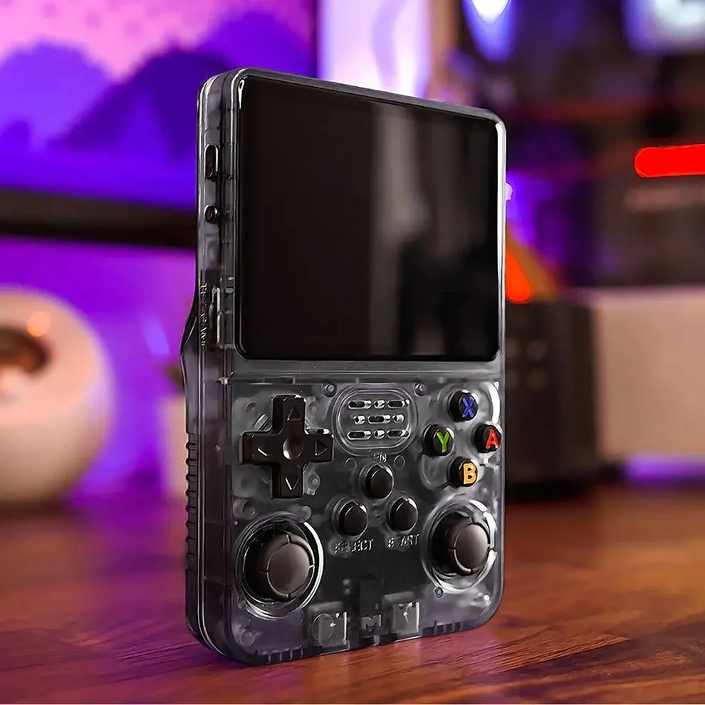 Портативна Ігрова Консоль Data Frog R36S 64GB Портативна Ігрова Ретро Консоль Ретро Приставка, чорна - фото 6