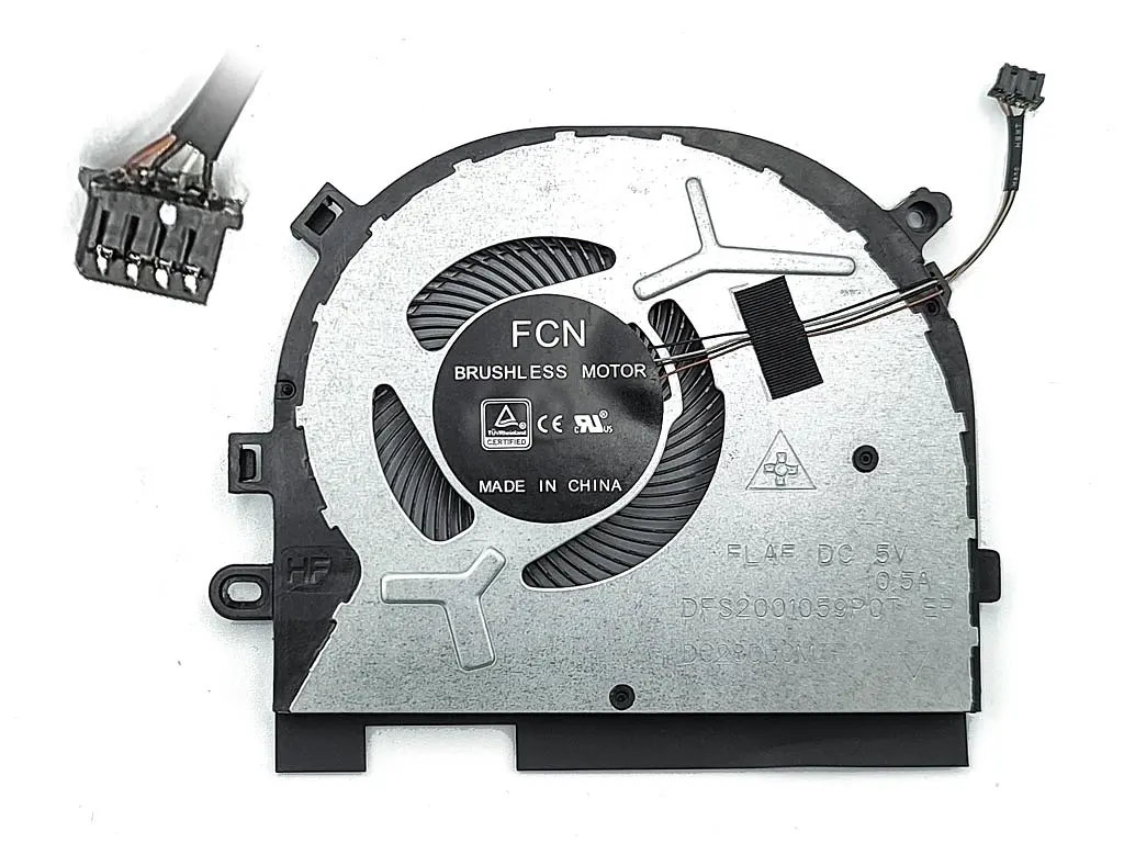 Вентилятор (кулер) для Lenovo IdeaPad S340-15API C340-15IWL FLEX-15IWL S340-15IIL S340-15IWL (DC28000MZF0) - фото 2