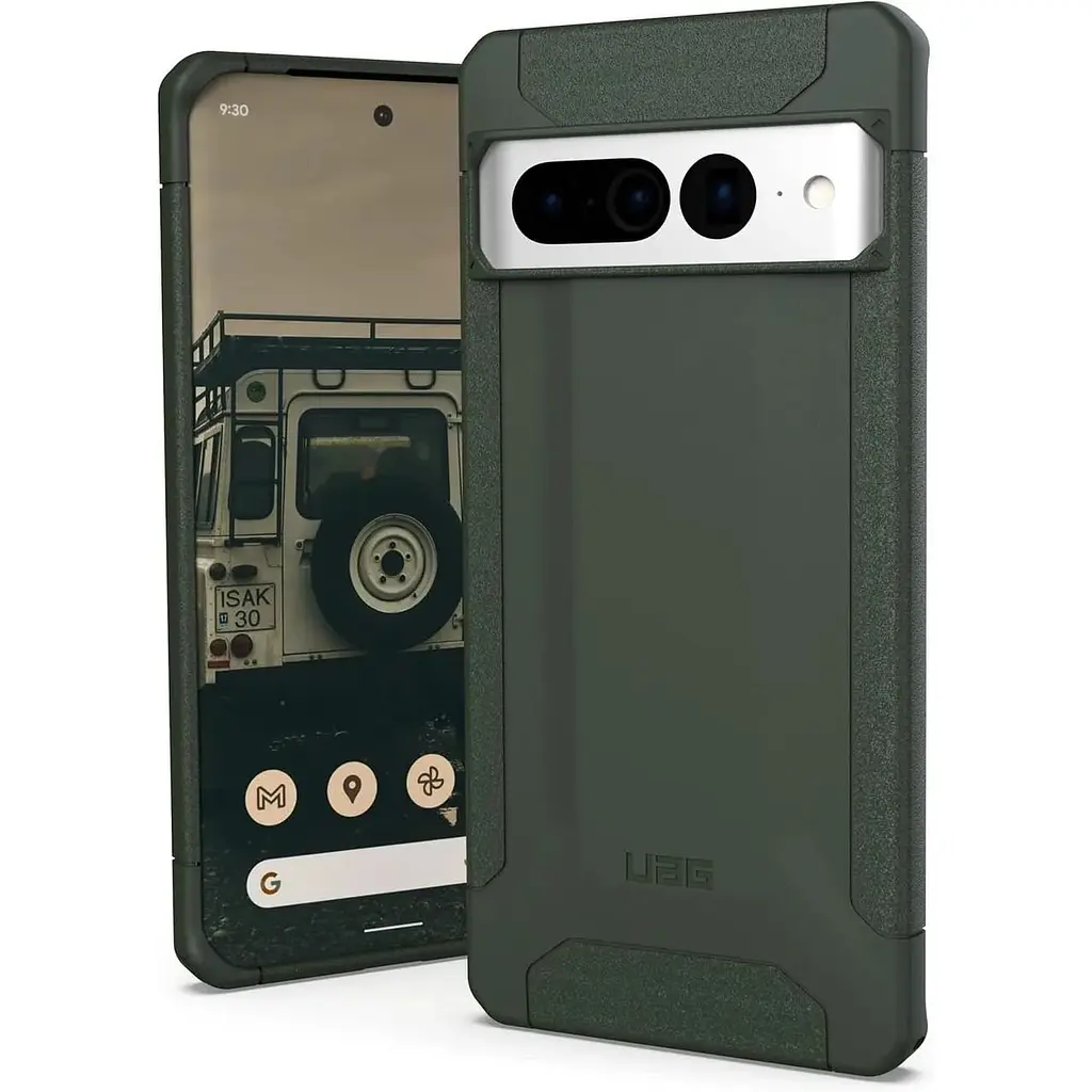 Оригинальный противоударный чехол UAG Scout для Google Pixel 7 Pro (6.7") Olive Drab (614002117272) - фото 10