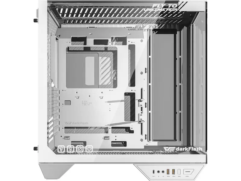 Корпус DarkFlash DY470 White - фото 4