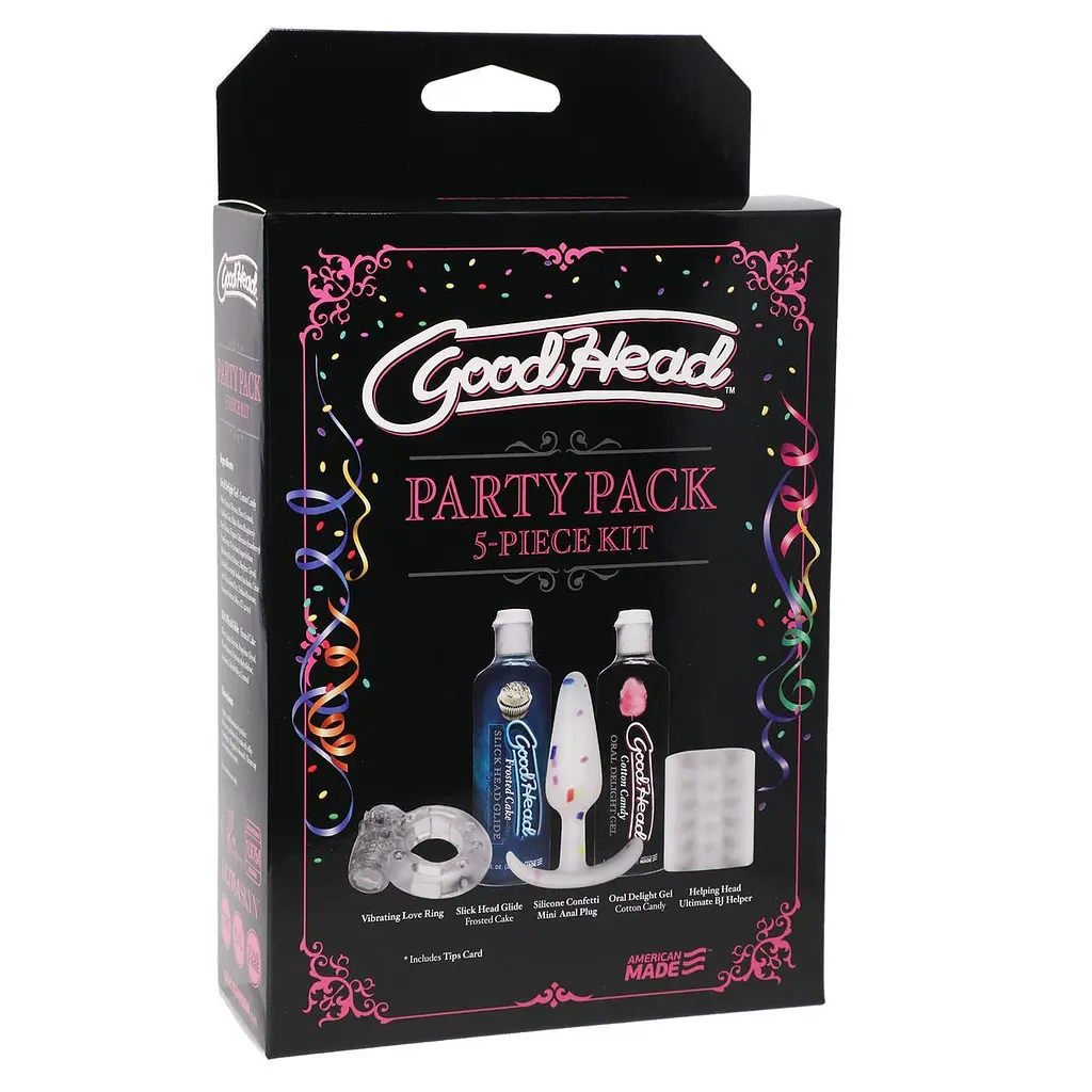 Набор Doc Johnson GoodHeadParty Pack5 Piece Kit - фото 2