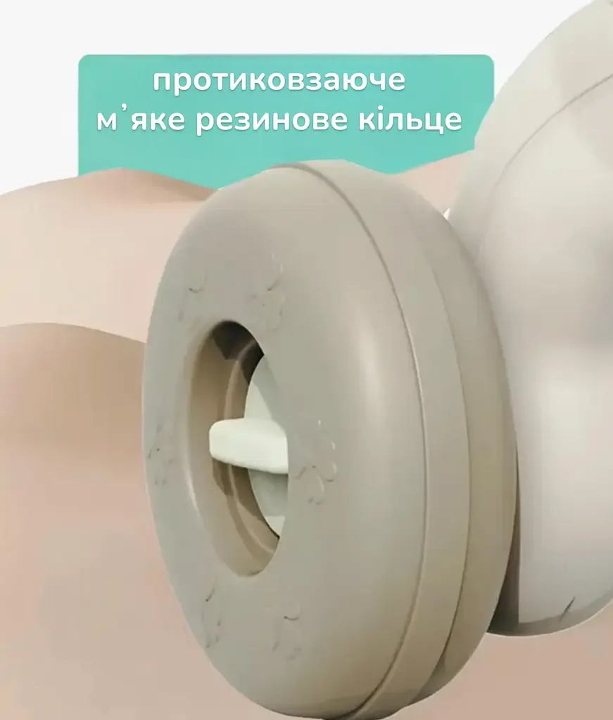 Ходунки дитячі каталка з бізібордом та з розвивальним сортрером музичні ігрові (368-28 беж) - фото 5