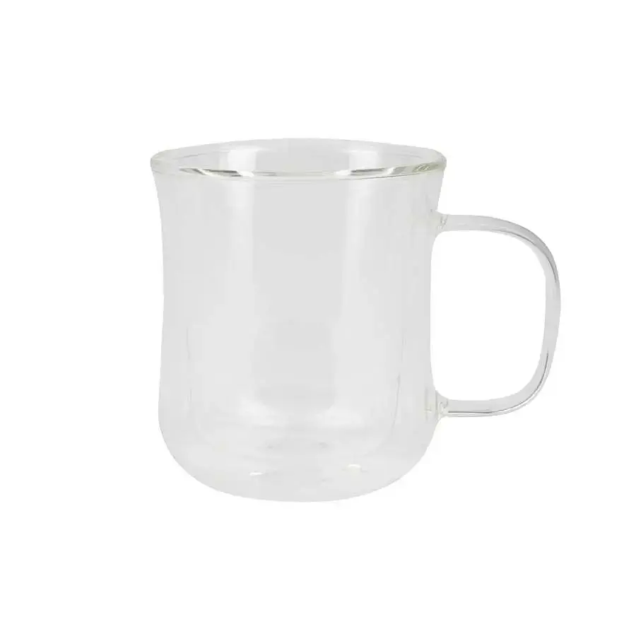 Набор стеклянных чашек Bergner Coffee & tea lovers 230 мл 2 шт (BG-20115-MM) - фото 2