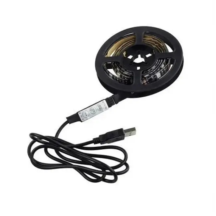 Светодиодная лента RGB USB 5050 с пультом, 2 м, для подсветки интерьера - фото 2