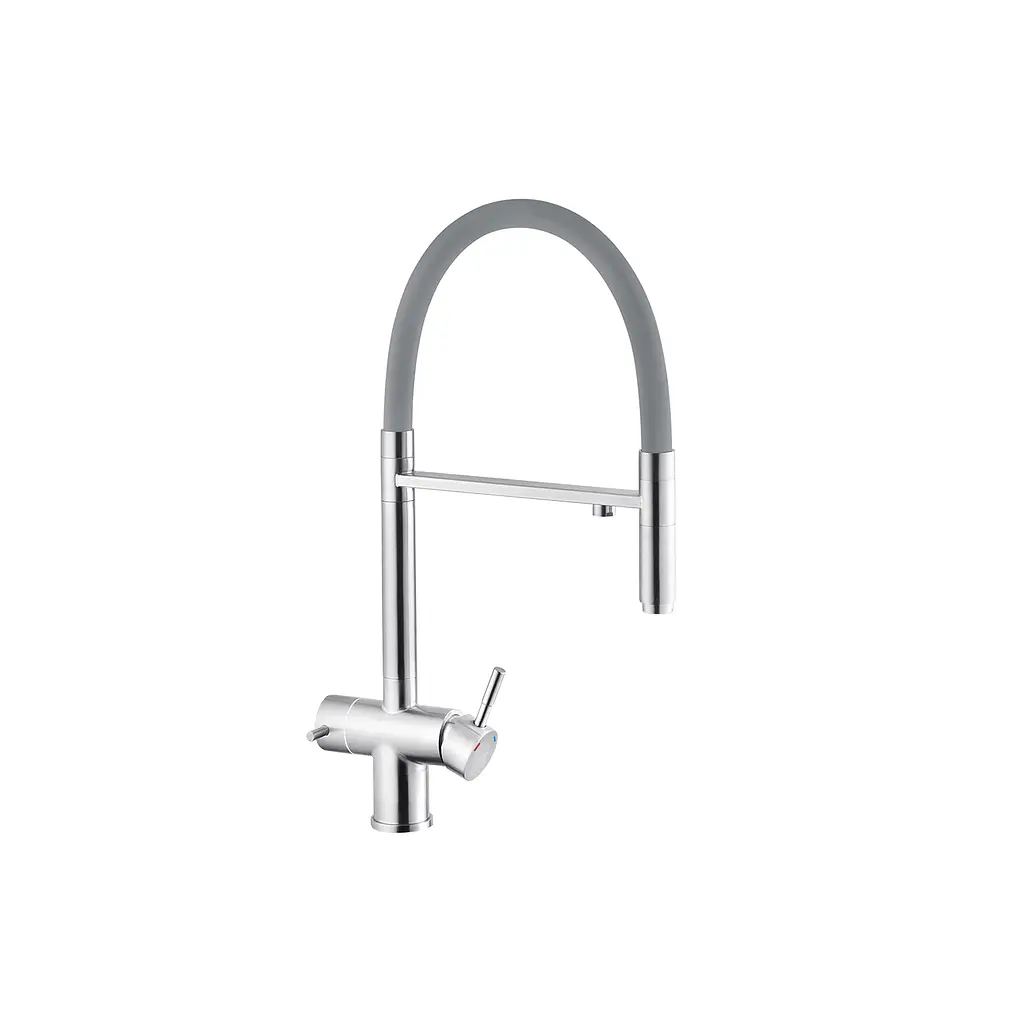 Смеситель для кухни с подключением к фильтру Kroner KRP Edelstahl Klassisch - ESG03815GRA CV027934 Нержавеющая сталь - фото 3