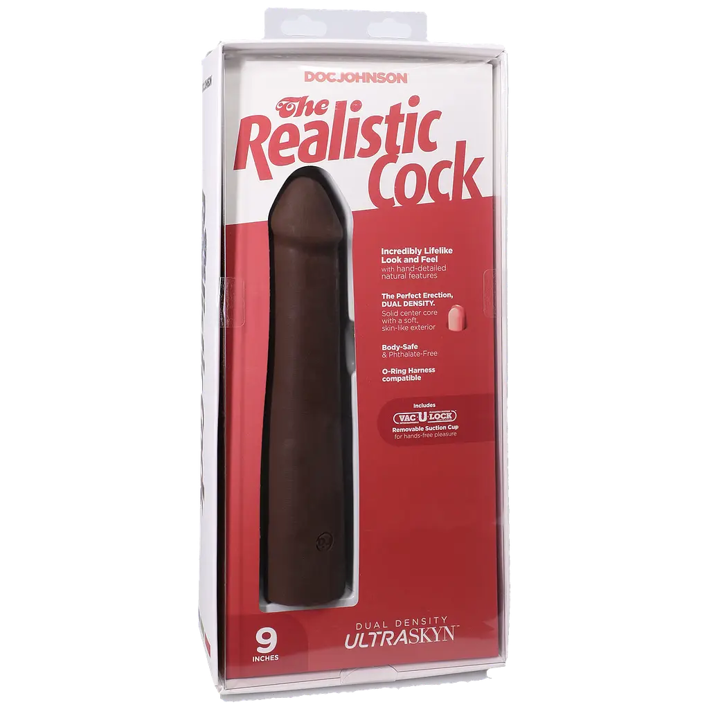 Фалоімітатор Doc Johnson The Realistic Cock ULTRASKYN 9 Inch, 22.9 см - фото 8