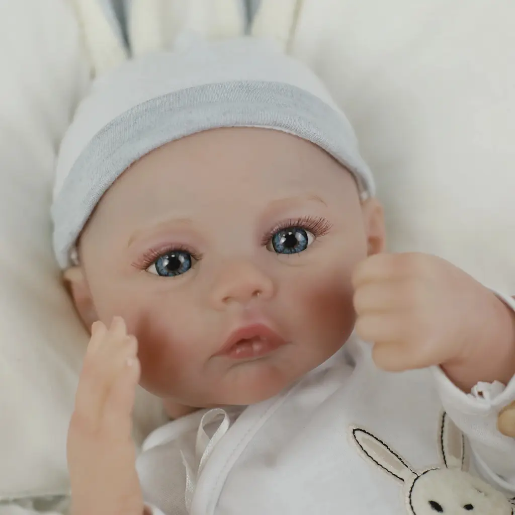 Силіконова колекційна лялька реборн reborn анатомічний новонароджений хлопчик пупс стюарт Reborn Dolls det0018845 - фото 4
