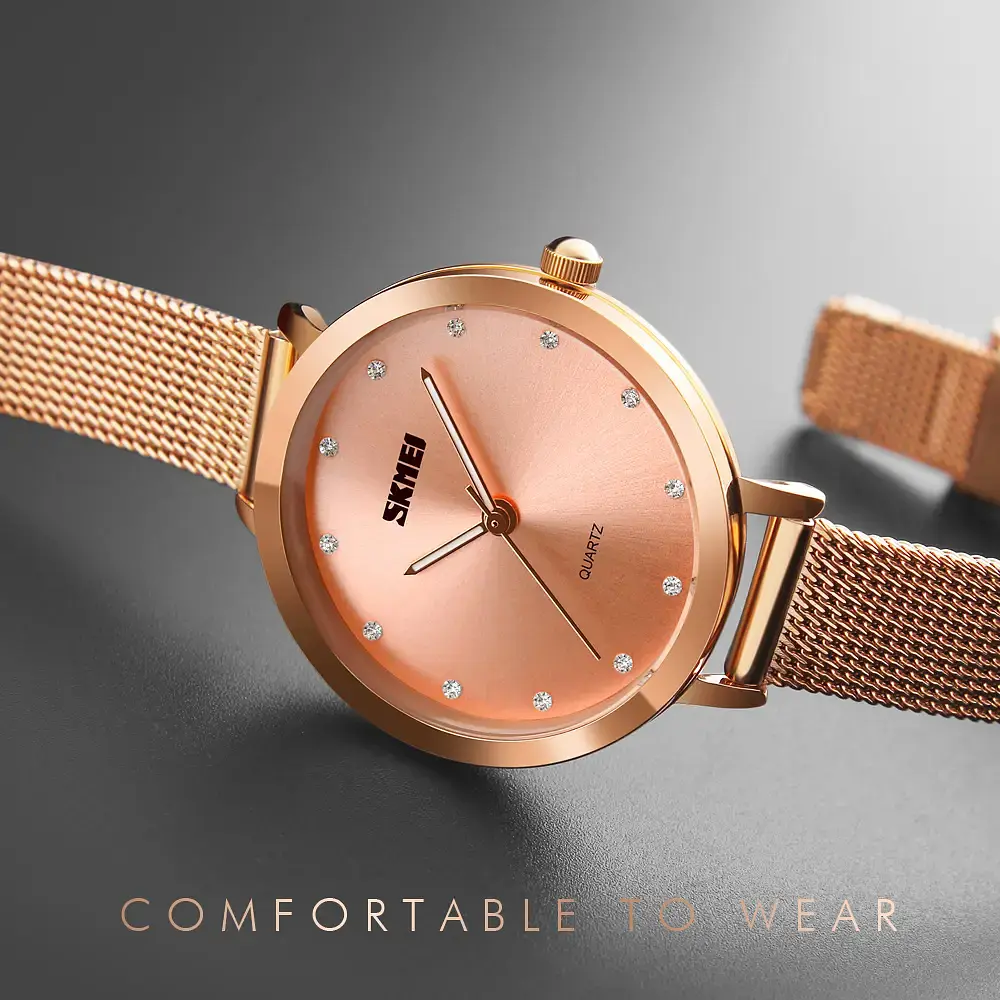 Наручний годинник жіночий Skmei 1291 Rose Gold, 1291RG (15937) - фото 3