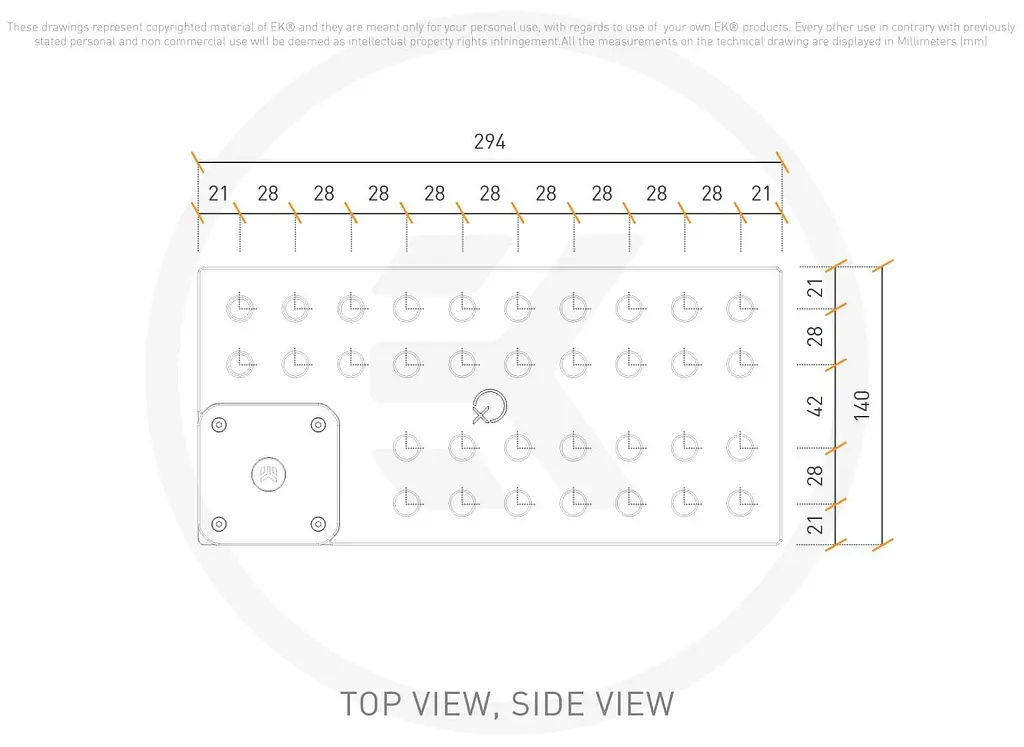 Резервуар для СРО Ekwb EK-QuantumX Loophole Distroplate D5 PWM - Black (3831109908440) (3831109908440) - фото 7
