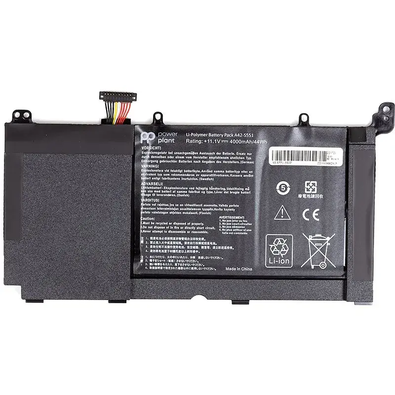 Акумулятор для ноутбуків ASUS VivoBook S551L (A42-S551) 11.4V 4400mAh (original) (NB430765) - фото 2