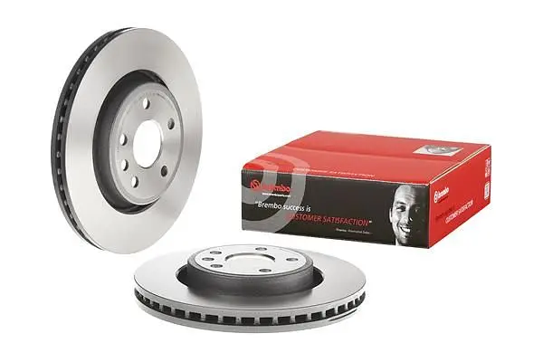 Диск гальмівний вентильований Jeep Grand Cherokee IV, Dodge Durango 10-25р Brembo (09.N236.21) - фото 2