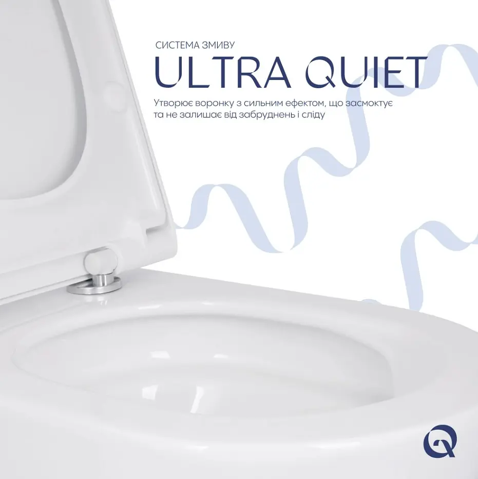 Унітаз підвісний Qtap Scorpio ML Ultra Quiet з сидінням Slim Duroplast/ Soft-close/ MagLock QTSCOML26W49624 - фото 4