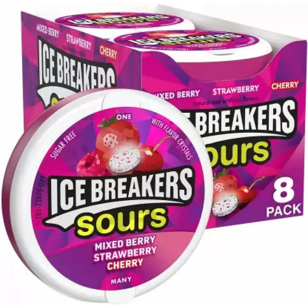 Льодяники драже Ice Breakers Sour Berry - фото 3
