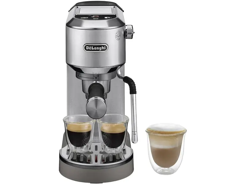 Ріжкова кавоварка еспресо Delonghi Dedica Duo EC890.M