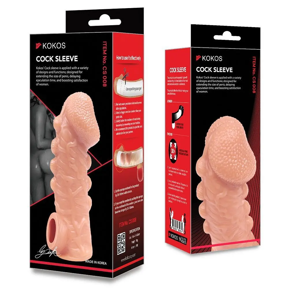 Насадка на член Kokos Cock Sleeve CS 008, S - фото 10