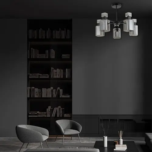 Накладний світильник Ardero BL1150-1 OLIVIA під лампу чорний - фото 3