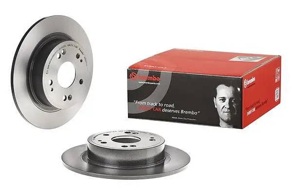 Диск гальмівний невентильований Honda Accord VIII-IX, Civic VIII 05-25р Brembo (08.B271.11) - фото 2