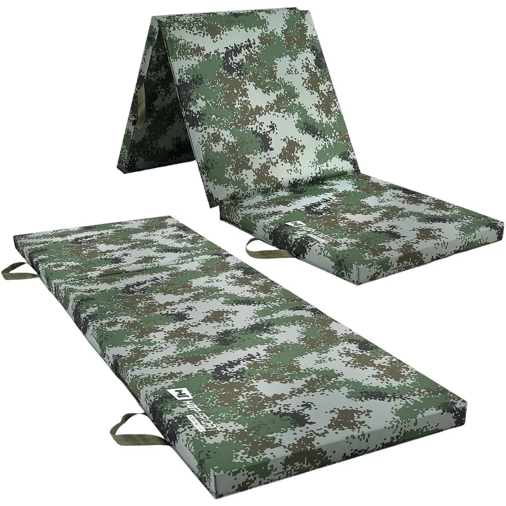 Мат гімнастичний Hop-Sport HS-065FM 5 см твердий хакі - фото 2