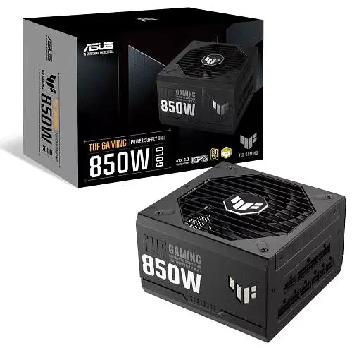 Блок живлення 750 Вт, Asus TUF Gaming Gold, Black, модульний, 80+ Gold, Active PFC, 135 мм, 4xMolex / 5xSATA / 1x16-pin / 3x6+2-pin / 2x4+4-pin / 1x20+4-pin, захист OPP/OVP/UVP/SCP/OCP/OTP, ATX 12V (TUF-GAMING-750G) - фото 5