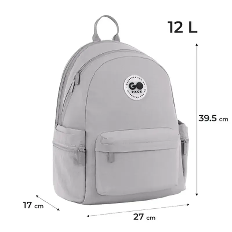 Рюкзак шкільний GoPack Education Teens 2510M сірий (GO26-2510M-2) - фото 12