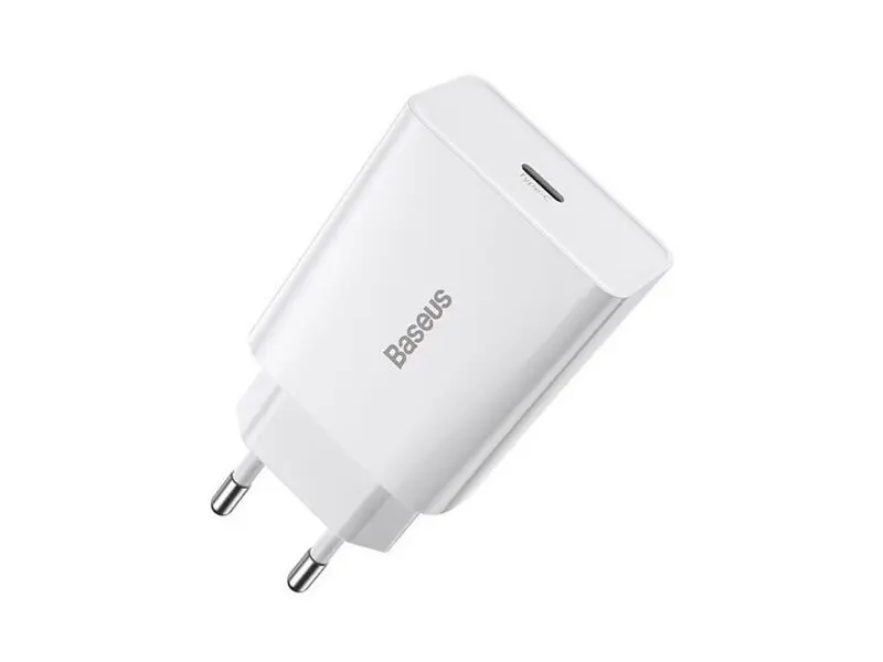 Зарядний пристрій BASEUS 20 W QC 1C White (CCFS-SN02) - фото 3