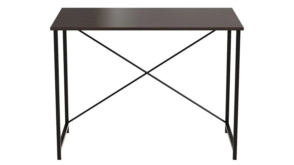 Стол письменный Line Лайт Ferrum-decor 750x1000x600 Черный металл ДСП Венге Магия 16 мм (FRD-106156) - фото 5