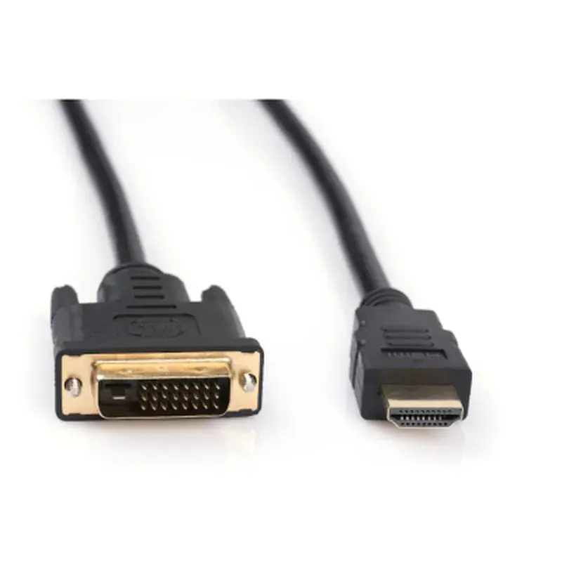 Кабель мультимедійний HDMI M to DVI M 1.8m 24+1pin Vinga (VCPHDMIDVI1.8) - фото 3