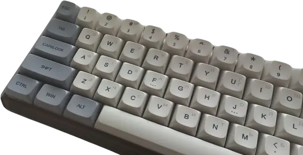Клавіатура бездротова Motospeed Darmoshark K5 Gateron Yellow Pro RGB Light Gray (dmk5lgypro) - фото 3