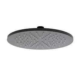 Верхній душ Paffoni Syncro Quadro Ø225xh8 мм з утримувачем 400 мм black matt ZSOF074NO + ZSOF034NO, Чорний матовий - фото 6