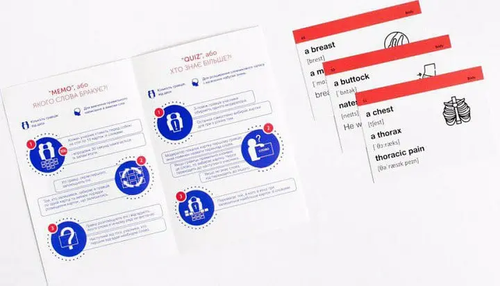 Настільна гра English Student Картки для вивчення медичної англійської мови English Student Medical English (укр.) (59123251) - фото 5