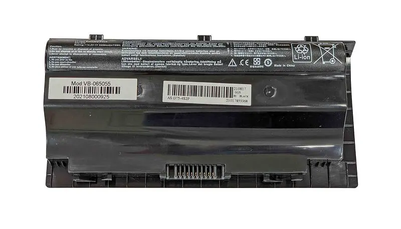 Акумулятор для ноутбука Asus A42-G75 G75 14.4V Black 5200 mAh - фото 2