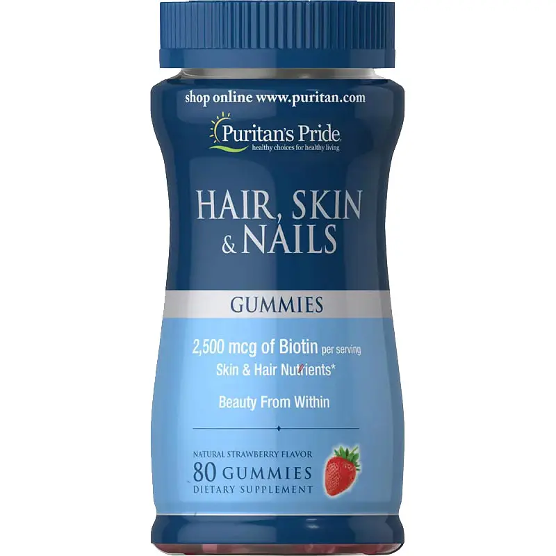 Амінокислота Hair Skin and Nails, 80 желейок Puritan's Pride vit0003967