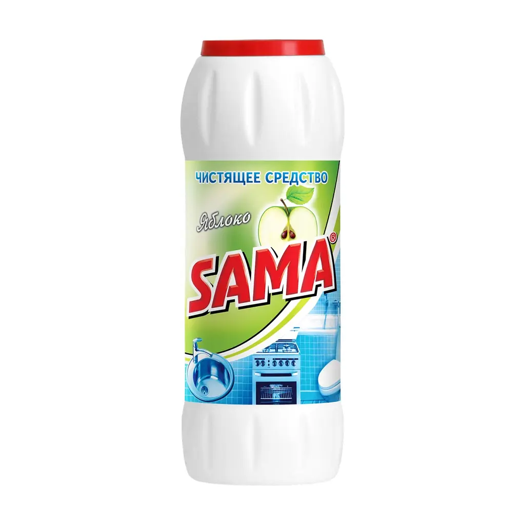 Порошок для чищення кухні Sama Яблуко 500 г (4820270630143)