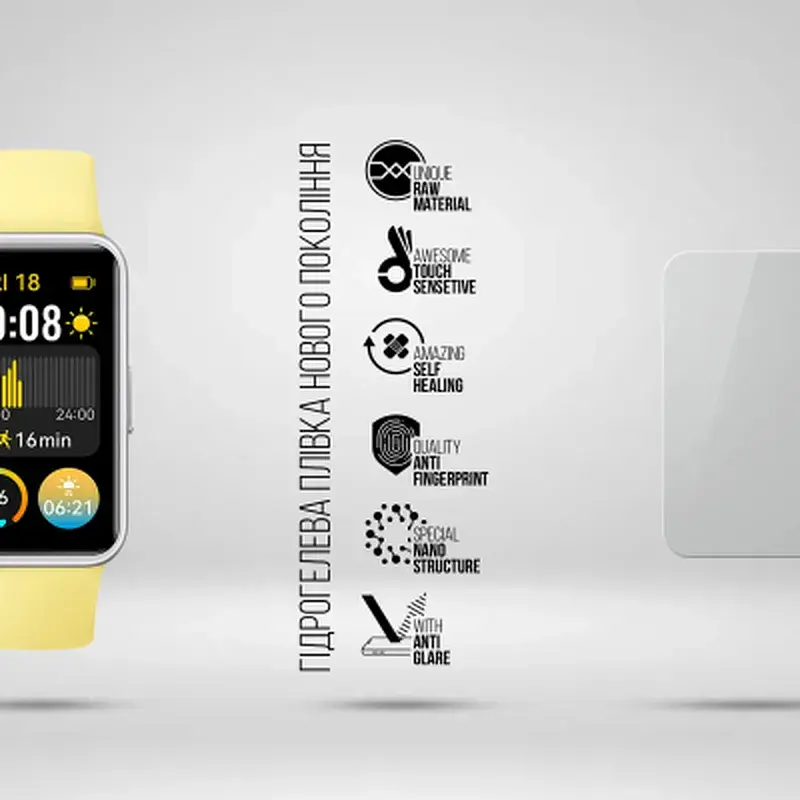 Плівка захисна Armorstandart Matte hydrogel Huawei Band 9 6 pcs (ARM92051) - фото 2