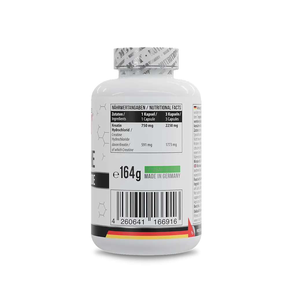MST® Креатин MST Nutrition Гідрохлорид 750 мг - 180 капсул - фото 2