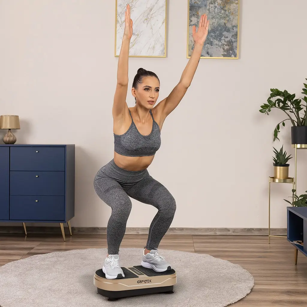 Вібраційна платформа GYMTEK XP300 золотистий - фото 3