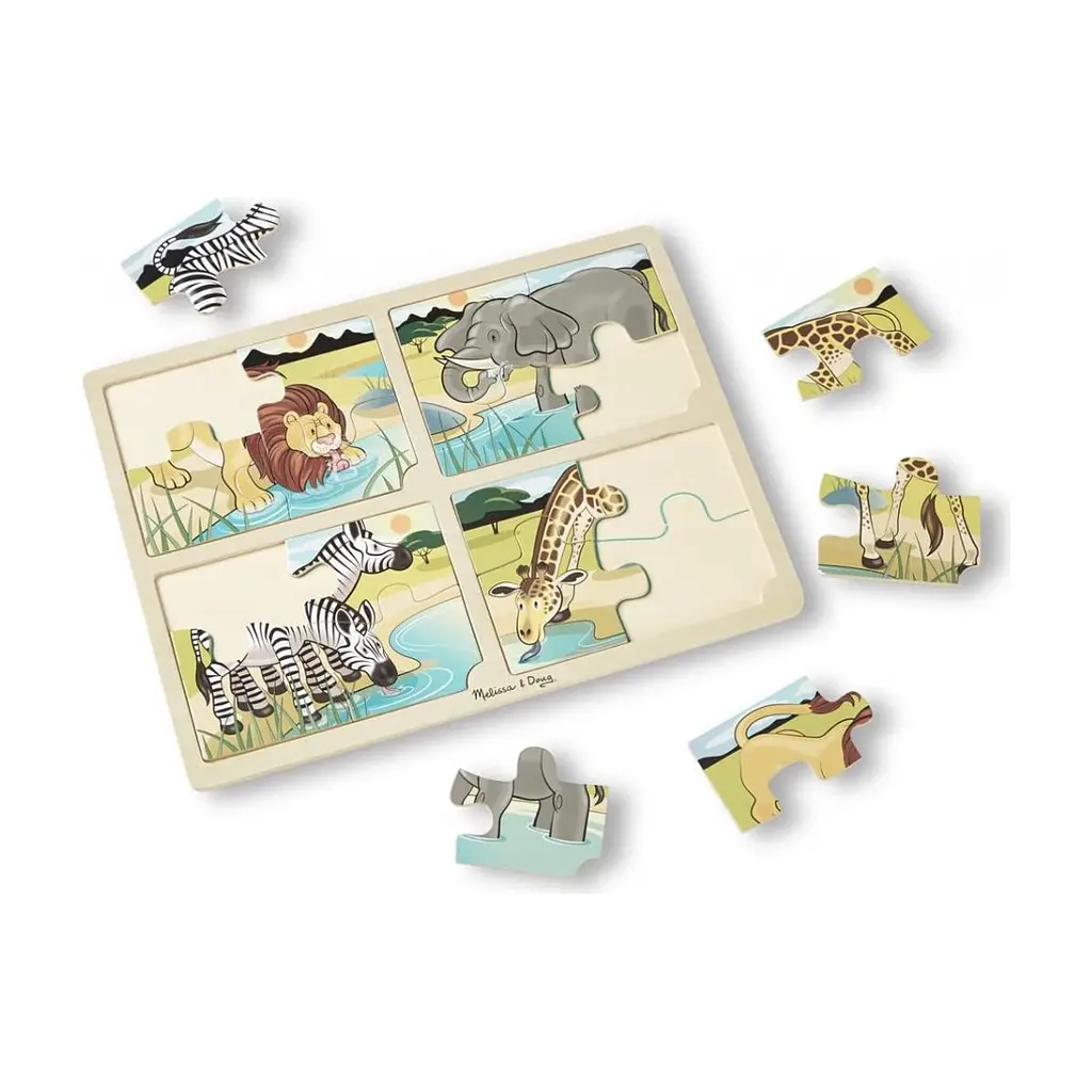 Пазл Melissa&Doug Мега 4 в 1 "Сафарі" (MD9366) - фото 2