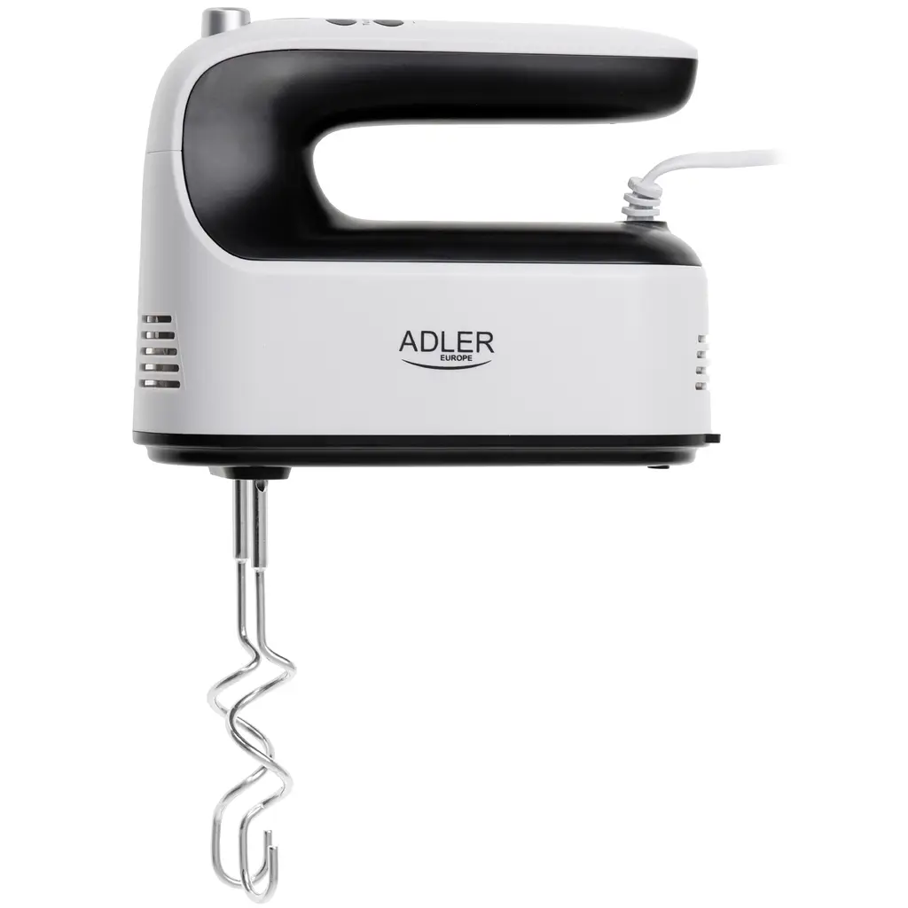 Миксер Adler AD 4229 ручной/ 600Вт/ 9 скоростей/ Turbo/ контейнер для аксессуаров/ белый - фото 2
