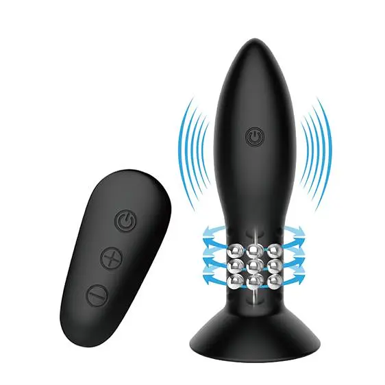 Анальна пробка - Mr.Play Rotation Beads Anal Plug - фото 6