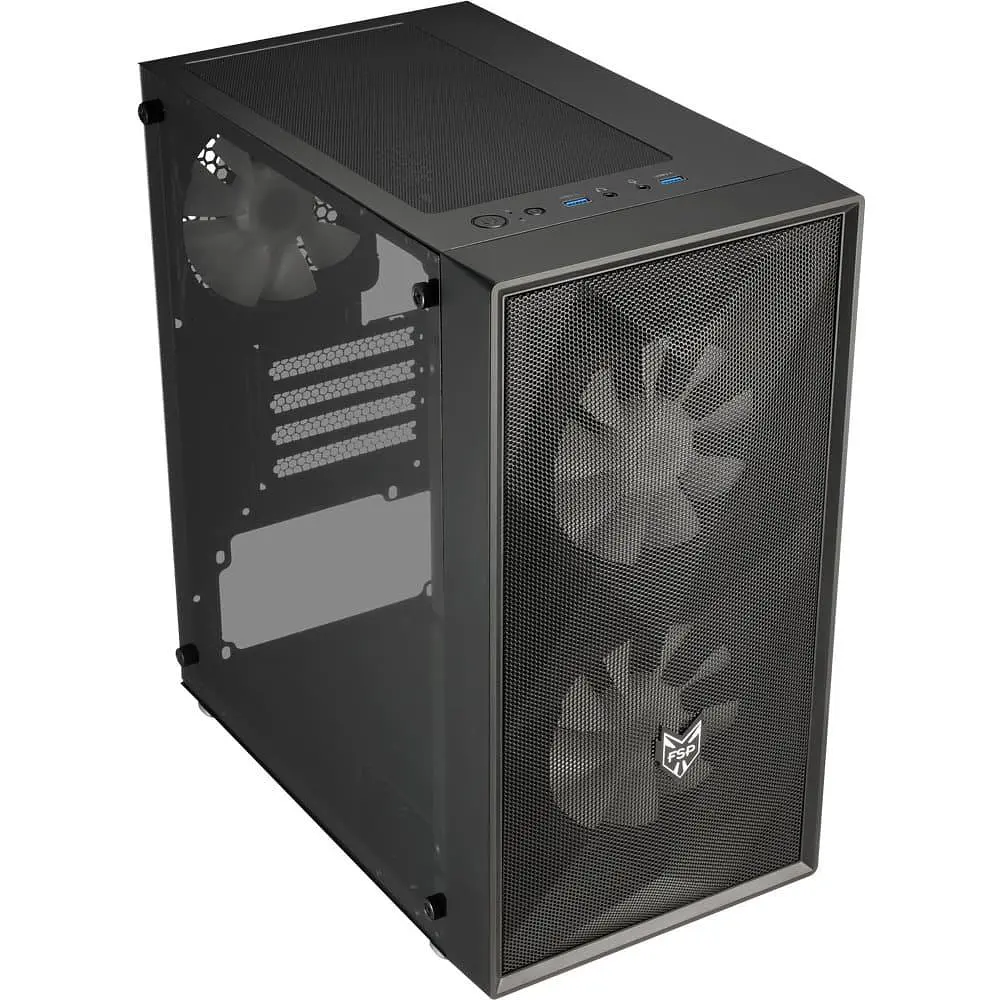 Корпус FSP CST130BASICB без БЖ Black (CST130BASICB) - фото 2