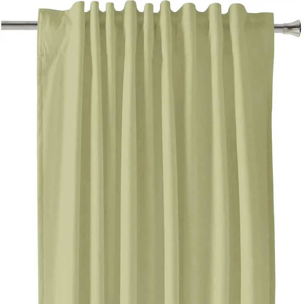 Шторы на кухню и комнату Cosas Olive 180х270 см 2 шт оливка (Curtains_27Olive_DUK) - фото 2