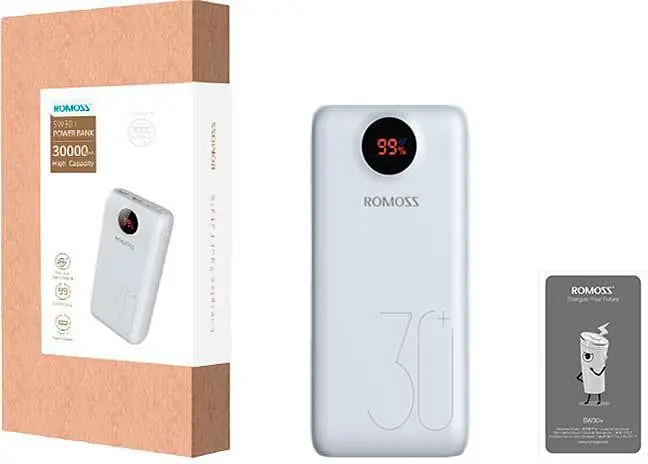 Внешний аккумулятор Romoss SW30 26800mAh (PB931002, PSW30-152-1133H) - фото 2