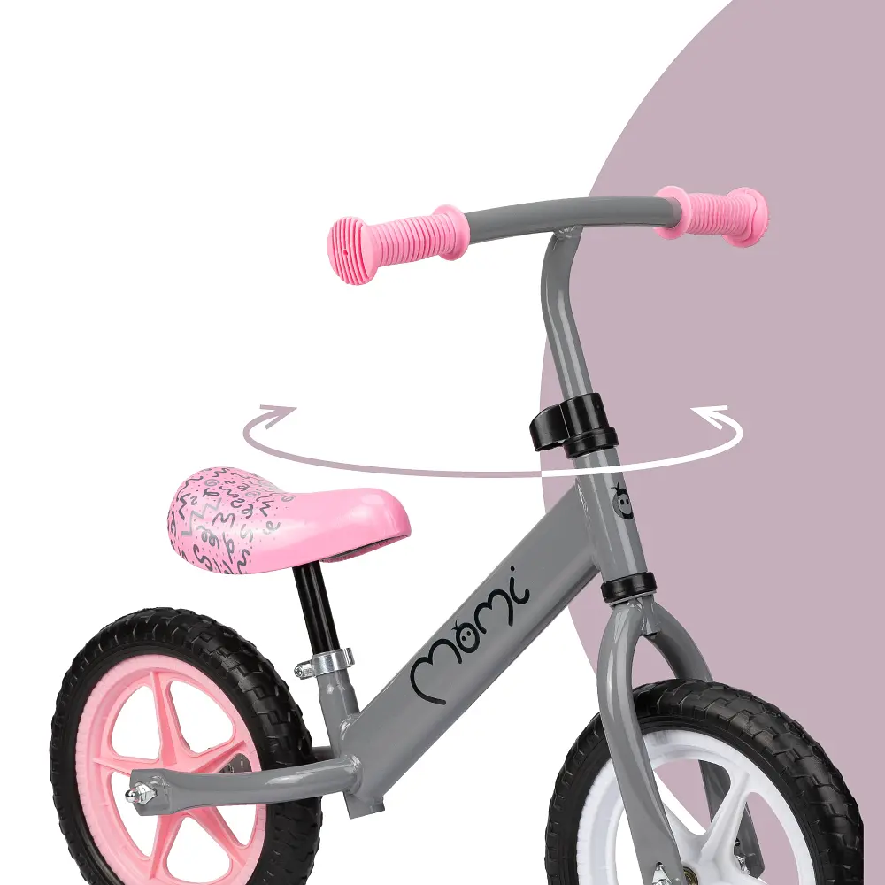 Беговел MoMi Fleet Grey / Pink - фото 8