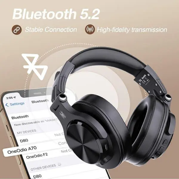 Навушники OneOdio Fusion A70 Black (A70 Black) - фото 7
