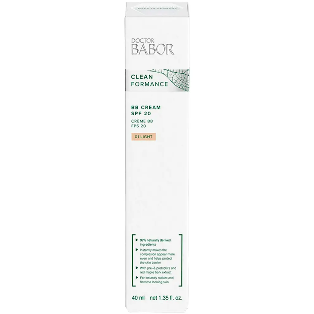 ВВ-крем для обличчя Babor Doctor Babor Clean Formance BB Cream SPF 20, відтінок 01 Light, 40 мл - фото 2