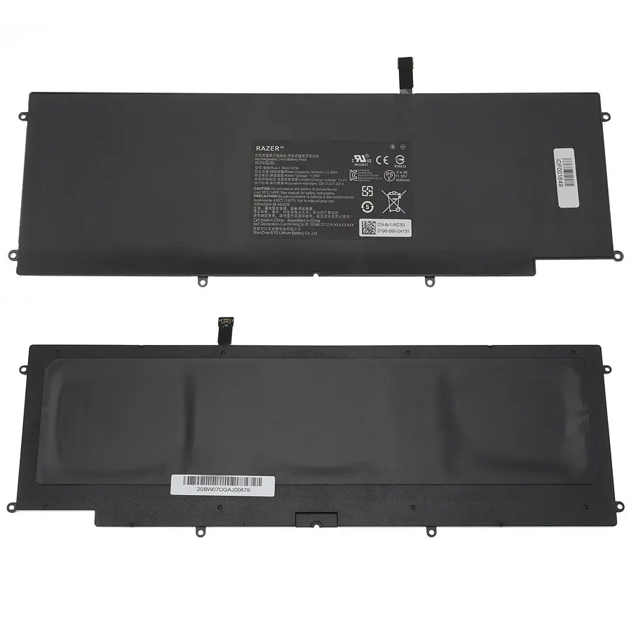 Батарея для ноутбука Razer RC30-0196 (Blade Stealth 2016 v2 RZ09-0196 RZ09-0239) 11.55V 4640mAh 53.6Wh Чорний - фото 2