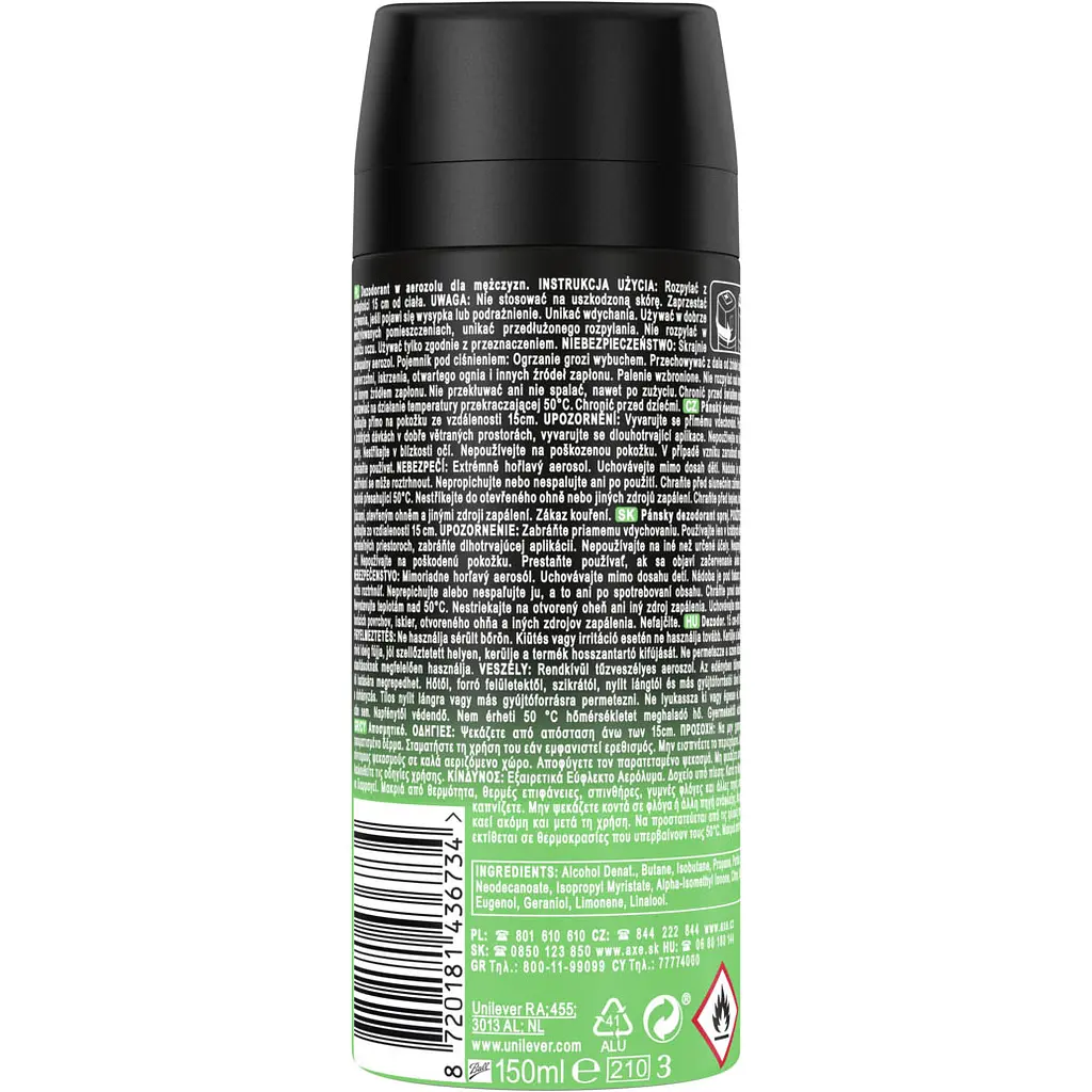 Дезодорант AXE Jungle Fresh аерозоль 150 мл - фото 2